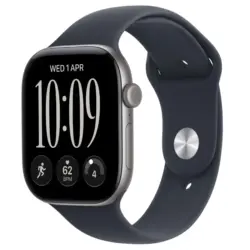 Смарт часовник Apple Watch 12 Cell 46mm Space Gray/Navy Band M/L mjg74 , 64 , Apple S11 64-bit Dual Core