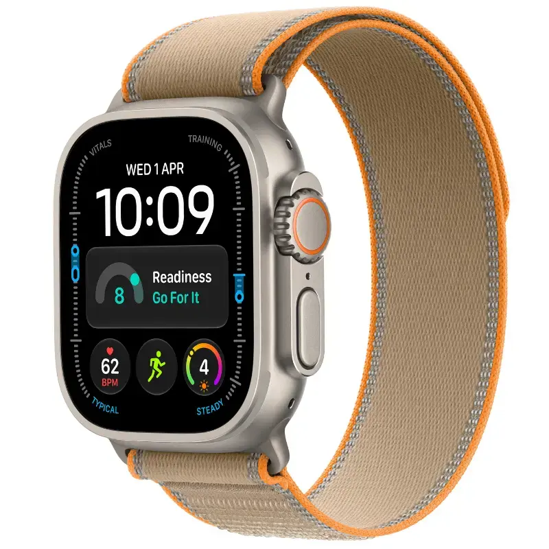 Смарт часовник Apple Watch Ultra 4 49mm Nat/Sand Loop S/M mjaj4 , 64 , Apple S11 64-bit Dual Core