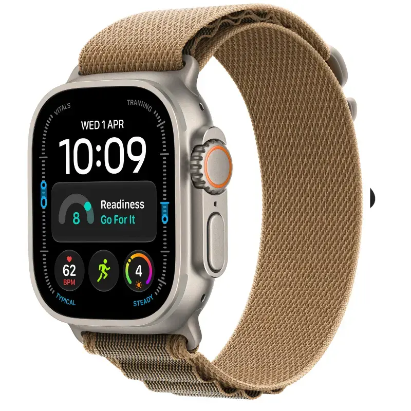 Смарт часовник Apple Watch Ultra 4 49mm Nat/Desert Alpine L mjag4 , 64 , Apple S11 64-bit Dual Core