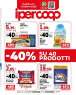 COOP 40 prodotti al -40% - al 21.10.2026