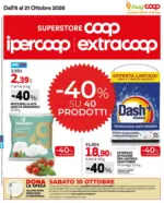 COOP 40 prodotti al -40% - al 21.10.2026