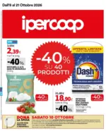 COOP 40 prodotti al -40% - al 21.10.2026