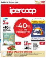 COOP 40 prodotti al -40% - al 21.10.2026
