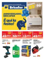 Bricofer Anniversario Bricofer - al 25.10.2026