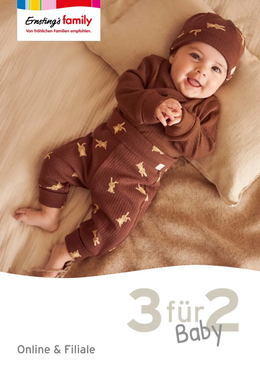 Ernsting's family: 3 f&uuml;r 2 Baby