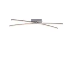 LED-Deckenleuchte Alina Silberfarben max. 24 Watt Deckenlampe