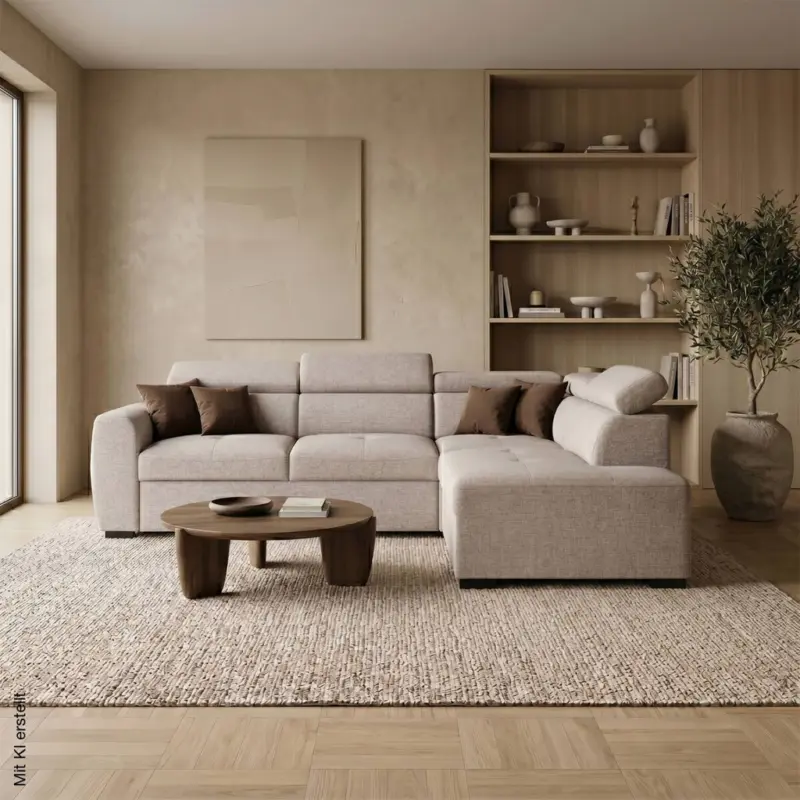 Ecksofa mit Bettfunktion
