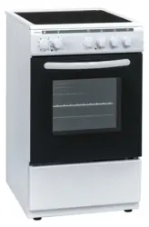 Готварска печка (ток) Crown 50C3MA , Бял , Керамични