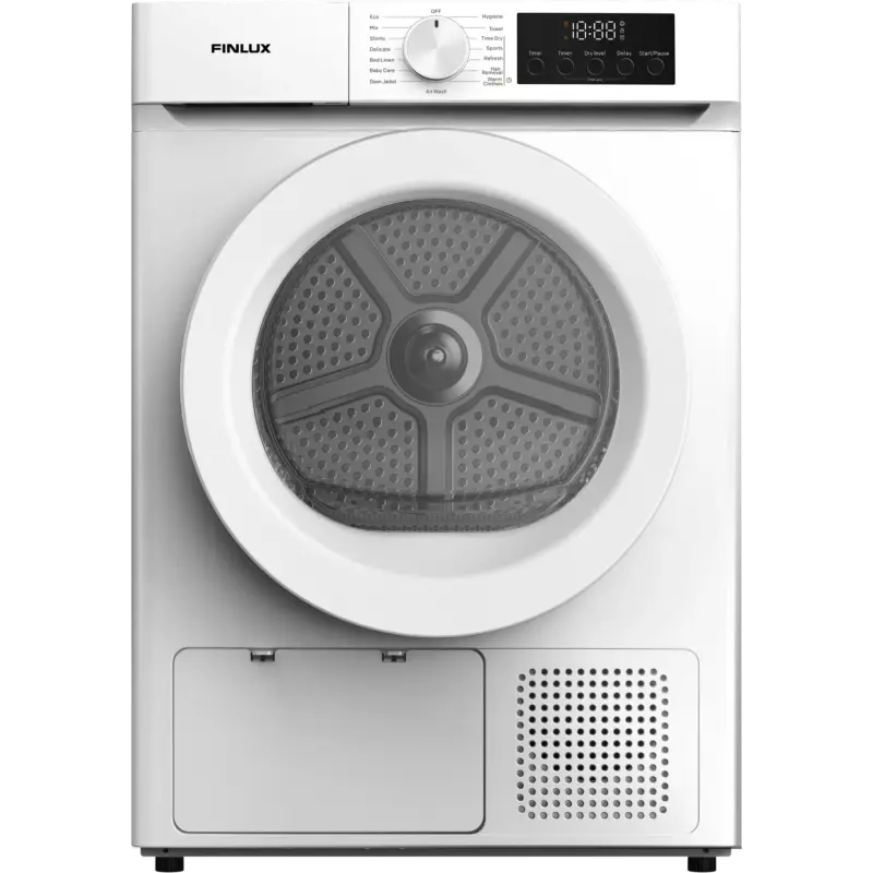 Сушилня Finlux TDF8015SK , 8 kg, E , Бял