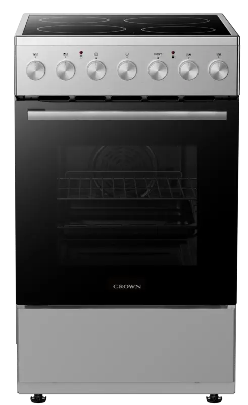 Готварска печка (ток) Crown CEC50M8IX , INOX , Керамични