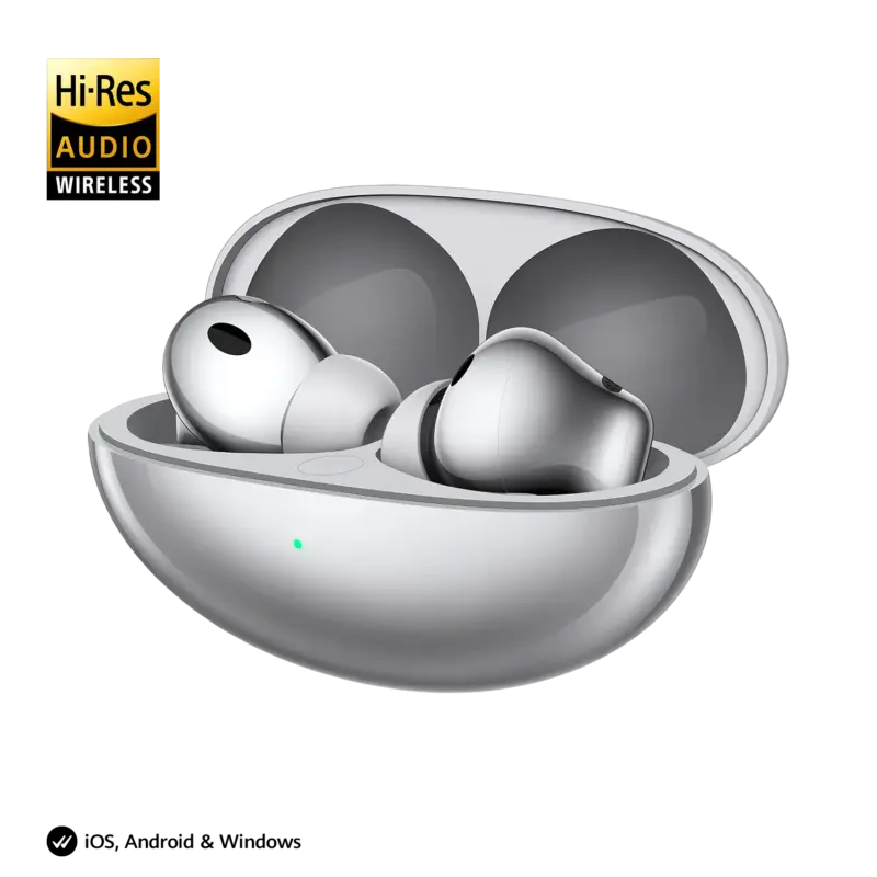 Слушалки с микрофон Huawei FREEBUDS NEO SILVER 55039438 , Bluetooth , IN-EAR (ТАПИ)