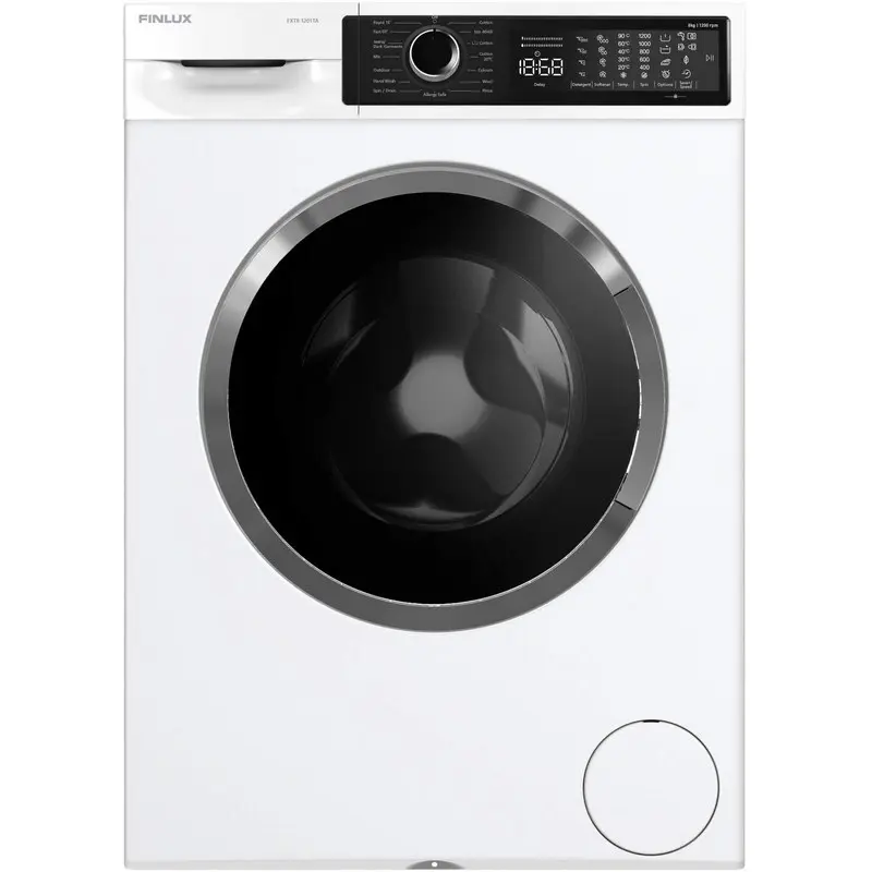 Пералня Finlux FXT8 1201TA , 1200 об./мин., 8.00 kg, A , Бял