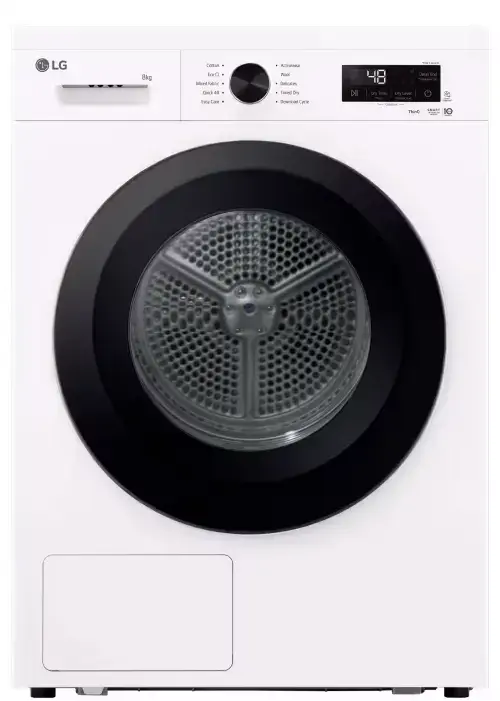 Сушилня LG RHX1008NWK , 8 kg, C , Бял