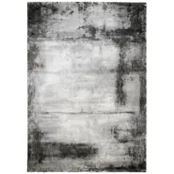 Webteppich Wohnzimmer 160/230 cm Fiorentina Grau rechteckig