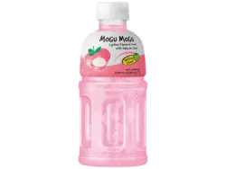 Limonade mit Litschigeschmack und Nata de Coco
