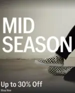 Vans Mid Season Up to 30% Off &ndash; do 14.10.2026