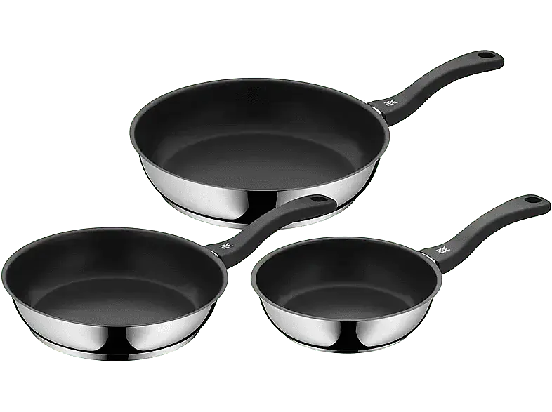 WMF Devil Pfannen-Set (Edelstahl, 20+24+28cm, passend f&uuml;r alle Herdarten)