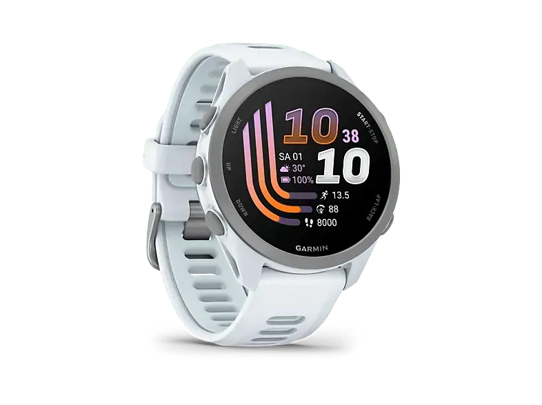 Garmin Smartwatch Forerunner&reg; 170, Steinwei&szlig;/Pudergrau