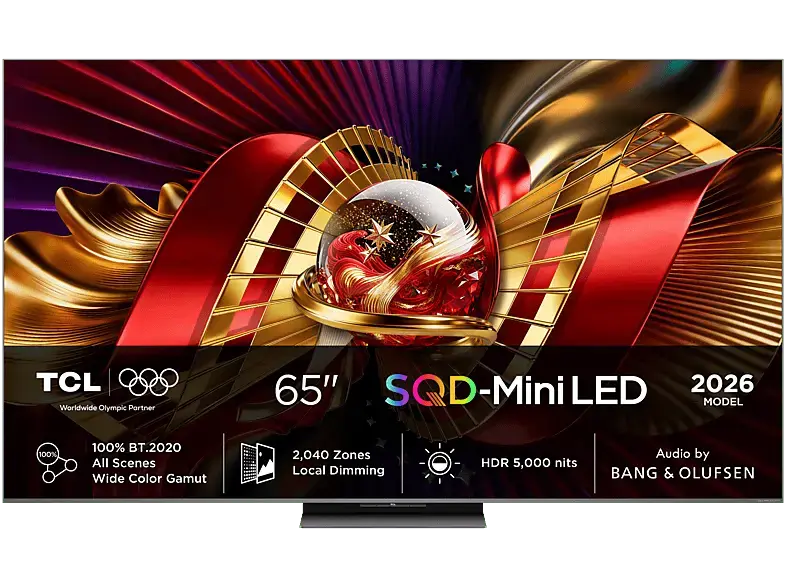 TCL 65C8L (2026) 65 Zoll SQD-Mini LED TV