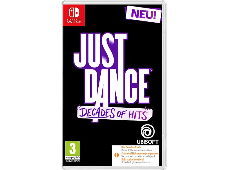 Just Dance: Decades of Hits - Nintendo Switch [Code in the box]