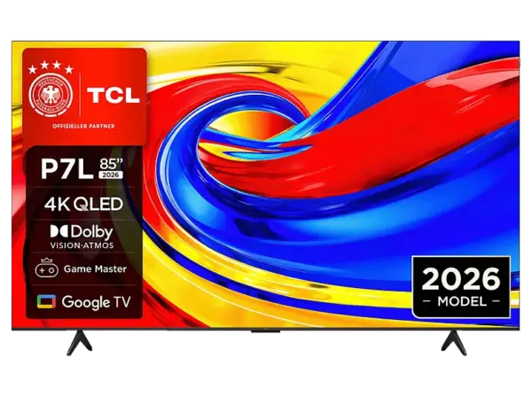 TCL 85P7L (2026) 85 Zoll QLED 4K Smart Google TV; QLED TV