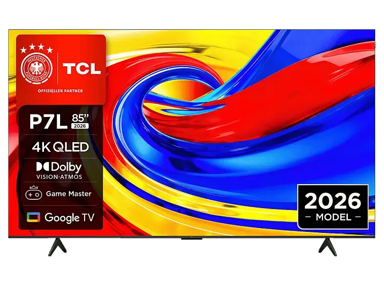 TCL 85P7L (2026) 85 Zoll QLED 4K Smart Google TV; QLED TV