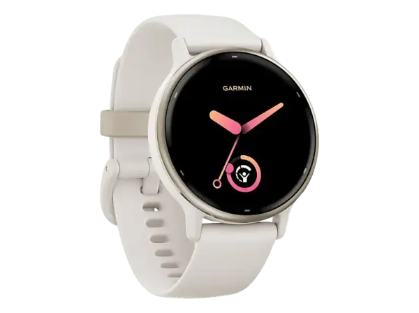 Garmin Smartwatch V&iacute;voactive 5 42mm, Elfenbein/Cremegold
