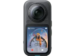 Insta 360 X6 Actioncam, WLAN, OLED-Touchscreen, 8K mit 50 fps, Dolby Vision, Dual Audio, InstaFrame 2.0, Essential Bundle Schwarz