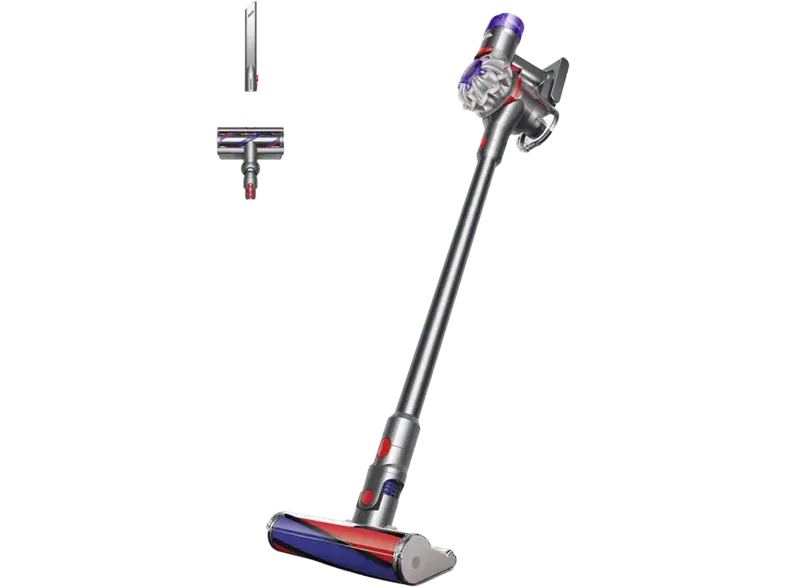 Dyson V8 Absolute Staubsauger (0,54 l, Akkulaufzeit: bis zu 40 Minuten, Silber/Nickel)