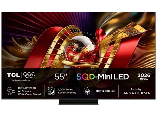 TCL 55C8L (2026) 55 Zoll SQD-Mini LED TV