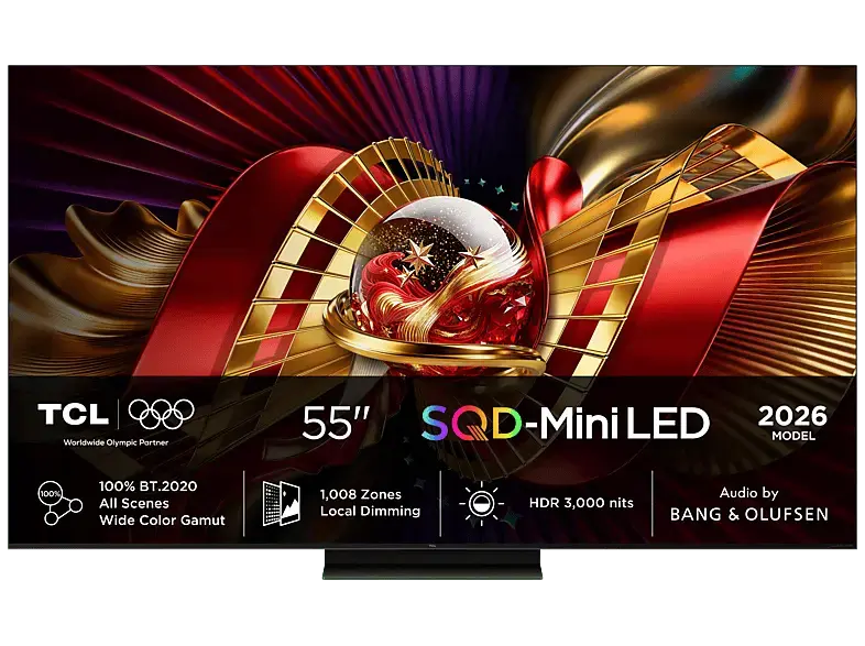 TCL 55C8L (2026) 55 Zoll SQD-Mini LED TV