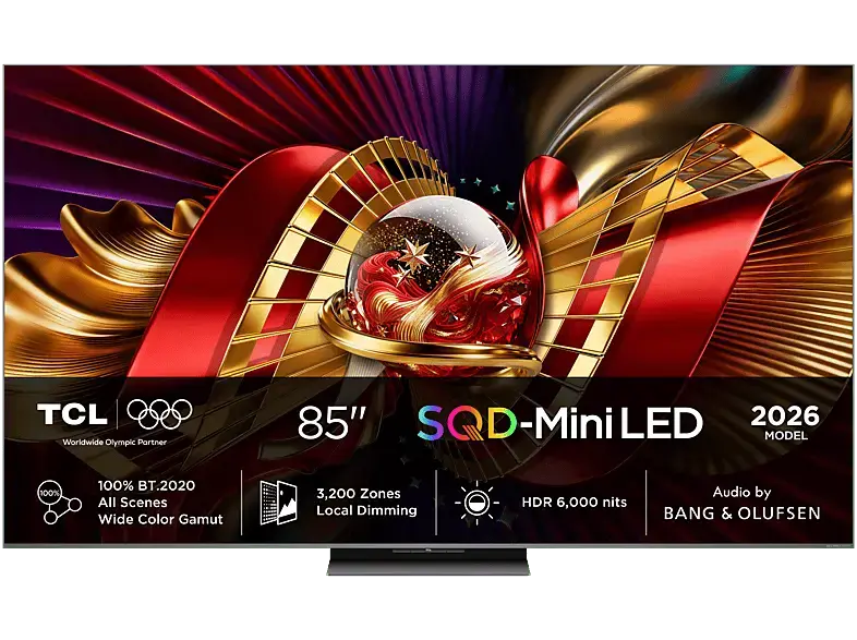 TCL 85C8L (2026) 85 Zoll SQD-Mini LED TV