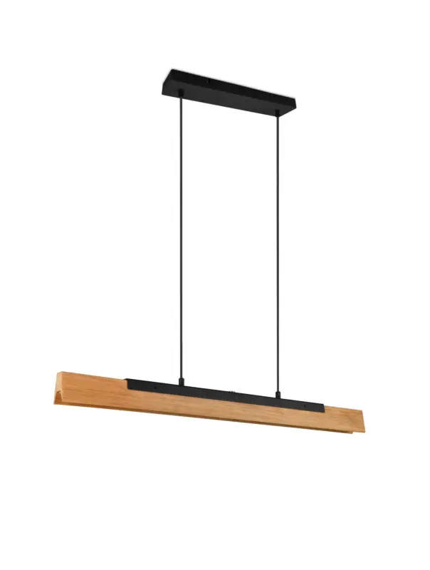 LED-H&auml;ngeleuchte Kerala Braun/Schwarz max. 25 Watt
