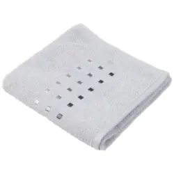 Handtuch 50/100 cm Quattro Silberfarben