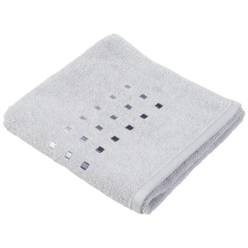 Handtuch 50/100 cm Quattro Silberfarben