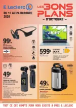 SA SOC COOPER GROUPEM ACHAT CENTRE LECLERC BONS PLANS OCTOBRE 2026 - au 24.10.2026