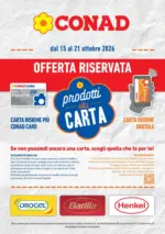 Conad PRODOTTI ALLA CARTA - al 21.10.2026