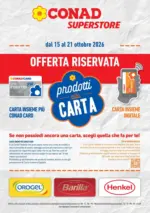 Conad PRODOTTI ALLA CARTA - al 21.10.2026