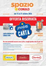 Conad PRODOTTI ALLA CARTA - al 21.10.2026
