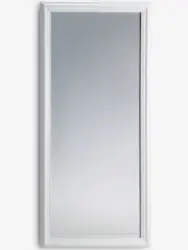 JYSK Огледало MARIBO 72x162 бял гланц