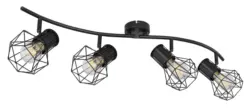 Strahler Priska Schwarz max. 40 Watt