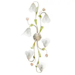 Deckenleuchte Wilma Wei&szlig;/G&uuml;n/Pink max. 6 Watt Deckenlampe