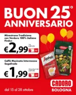 Cadoro BUON25&deg; ANNIVERSARIO - al 28.10.2026