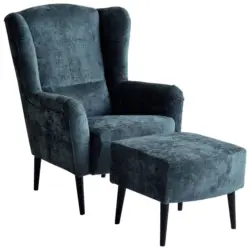 Sessel mit Hocker Canto