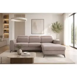 Ecksofa mit Bettfunktion und Bettkasten