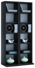 m&ouml;max Dornbirn - Ihr Trendm&ouml;belhaus in Dornbirn CD-Regal Milano in Schwarz, B: 42 cm