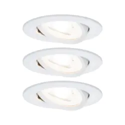 Deckenleuchte Nova in Wei&szlig; max. 6,5, 3-teilig Deckenlampe