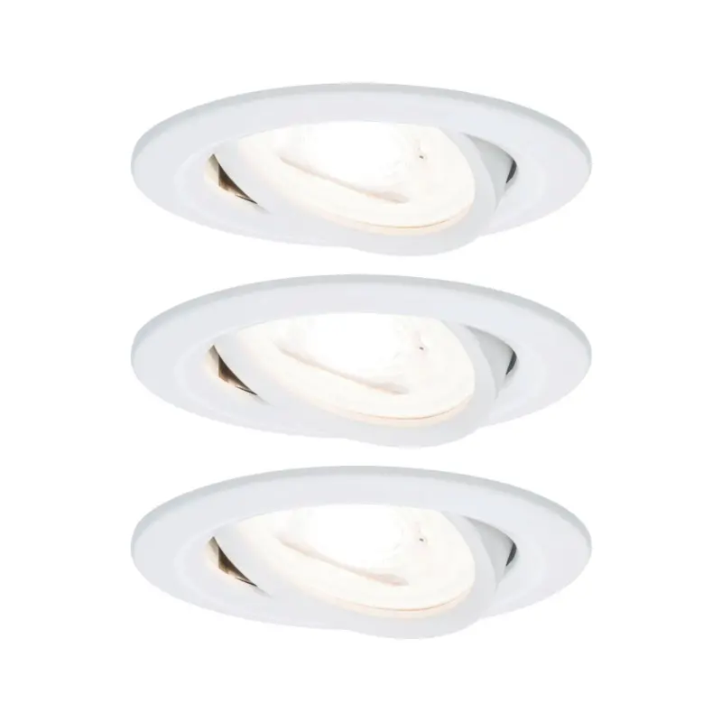 Deckenleuchte Nova in Wei&szlig; max. 6,5, 3-teilig Deckenlampe