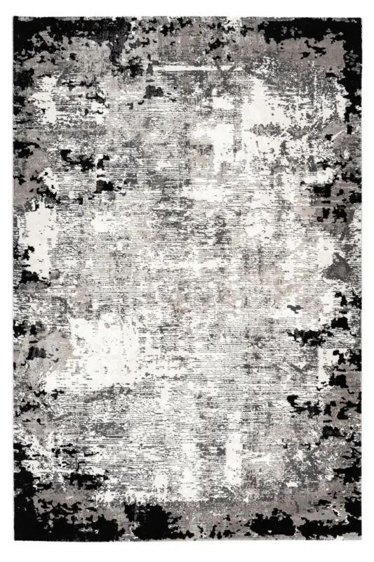 Webteppich my Opal Grau/Schwarz/Wei&szlig;