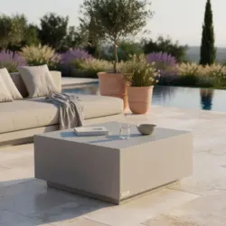 Loungetisch Colorado Faserbeton Grau